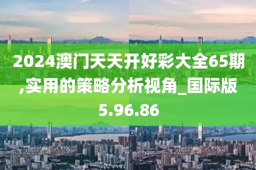 2024澳门天天开好彩大全65期,实用的策略分析视角_国际版5.96.86