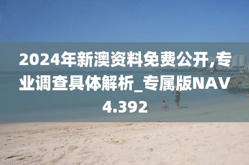 2024年新澳资料免费公开,专业调查具体解析_专属版NAV4.392