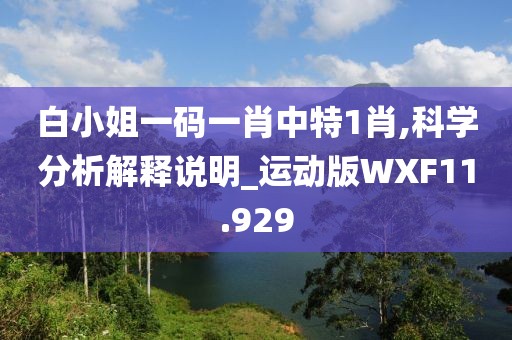 白小姐一码一肖中特1肖,科学分析解释说明_运动版WXF11.929