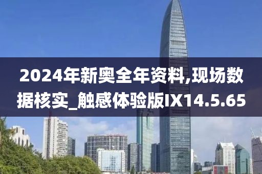2024年新奥全年资料,现场数据核实_触感体验版IX14.5.65