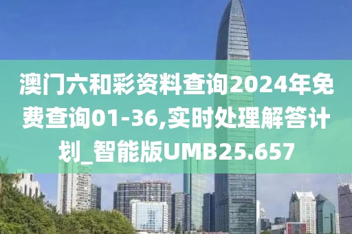 澳门六和彩资料查询2024年免费查询01-36,实时处理解答计划_智能版UMB25.657