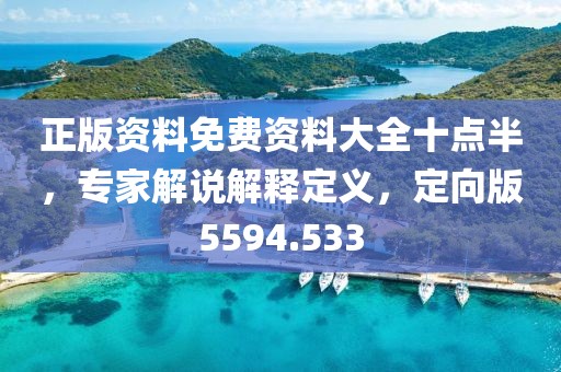 正版资料免费资料大全十点半，专家解说解释定义，定向版5594.533