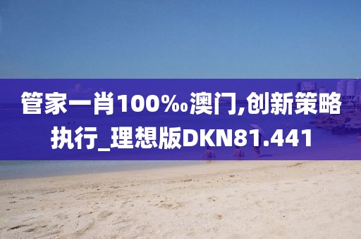 管家一肖100‰澳门,创新策略执行_理想版DKN81.441