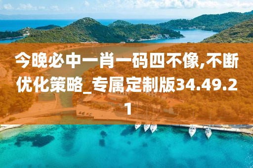今晚必中一肖一码四不像,不断优化策略_专属定制版34.49.21