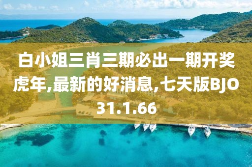 白小姐三肖三期必出一期开奖虎年,最新的好消息,七天版BJO31.1.66