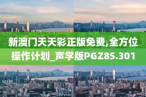 新澳门天天彩正版免费,全方位操作计划_声学版PGZ85.301
