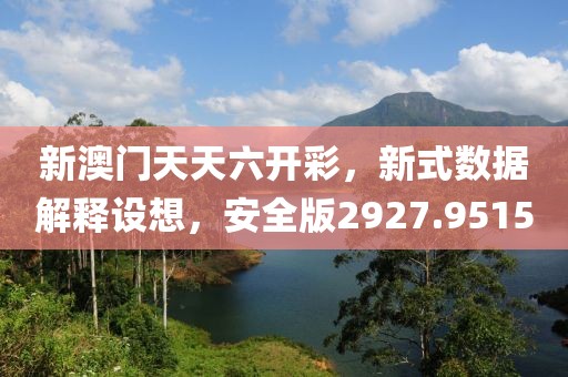 新澳门天天六开彩，新式数据解释设想，安全版2927.9515