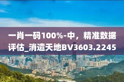一肖一码100%-中，精准数据评估_消遣天地BV3603.2245