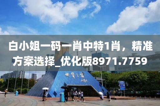 白小姐一码一肖中特1肖，精准方案选择_优化版8971.7759