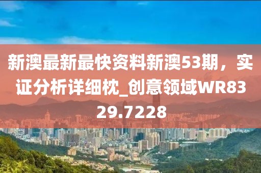 新澳最新最快资料新澳53期，实证分析详细枕_创意领域WR8329.7228