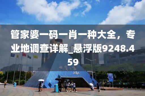 管家婆一码一肖一种大全，专业地调查详解_悬浮版9248.459