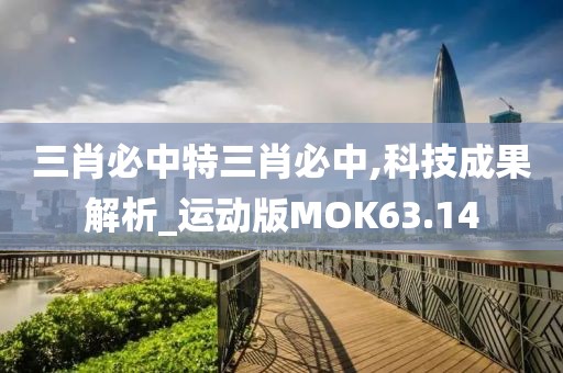 三肖必中特三肖必中,科技成果解析_运动版MOK63.14
