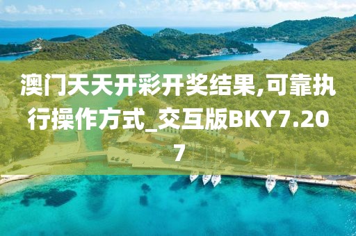澳门天天开彩开奖结果,可靠执行操作方式_交互版BKY7.207